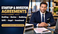 draft a legally binding startup investor agreement for founders