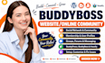 build wordpress social network with buddyboss buddypress youzify