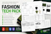 create clothing tech packs, technical flats and spec sheets