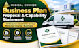 write a medical courier business plan, proposal, or capability statement