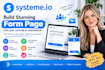 build systeme io form page for lead capture and conversion