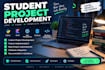 develop custom student projects in python and kotlin