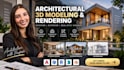 do architectural 3d modeling, 3d rendering, interior and exterior design