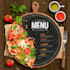 do restaurant menu design and fast food pizza burgers