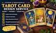 create custom tarot card illustrations and deck designs