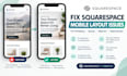 fix squarespace mobile text overlapping, spacing and layout issues fluid engine