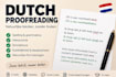 proofread and improve your dutch text