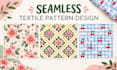 create seamless textile patterns and fabric prints