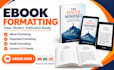 do ebook formatting, book format, christian book formatting and book editing