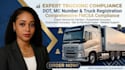 do dot, mc number, truck registration and fmcsa compliance