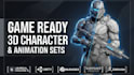 create 3d game character rpg animation 3dmodel animation ue5 model 3d game asset