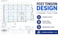 design post tension foundation, slab, beam, structural plans
