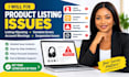 fix amazon product listing hijacking variation errors account warning suspension