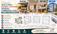 deck patio permit plan drawing, basement conversion, remodel, commercial plan