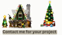 design custom lego  christmas mocs, gifts with bricklink studio PDF instructions
