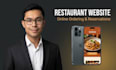 design a wix restaurant website with online ordering