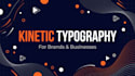 create kinetic typography motion graphics video
