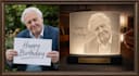 create custom 3d lithophane photo stl file 3d printable lightbox