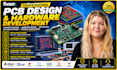 do pcb design, circuit schematic, layout and hardware development