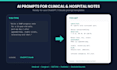 create ai prompts for clinical hospital notes