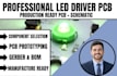 pcb review, circuit schematic,current led driver pcb for high power led lighting