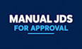 do only manual jds for approval