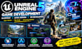 create unreal engine 5 game development, blueprint, level design, VR developer