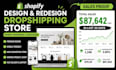build shopify store, dropshipping or shopify website