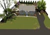 do backyard landscape design, master plan deck patio, site plan and pool permit