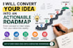 turn your business idea into a clear actionable roadmap