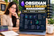 build an obsidian task and project management system