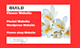 build a modern florist and flower shop website with booking using wordpress