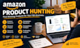 do profitable amazon product hunting and product research