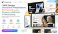 readymag interactive presentation design restaurant logo museum website