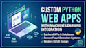 build a custom web application using python