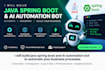 build java spring boot and ai automation bots