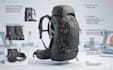 design technical expedition and internal frame hiking backpacks