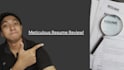 meticulously review your resume with thoughtful analysis