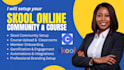 setup skool community skool online course skool course upload course curriculum