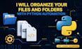 organize files and folders with python automation
