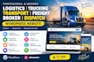 build logistics trucking transport freight wordpress website