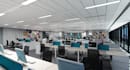 photoreal office interior render,3d conference room,cubicles,open plan workspace