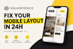 fix your squarespace 7 point 1 fluid engine mobile layout issues in 24h