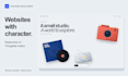 build a responsive landing page with smooth animations
