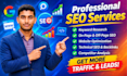 do monthly SEO with on page and strong backlink for 1st rank