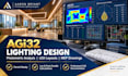 create permit ready lighting design, agi32 photometric analysis and mep drawings