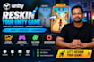 reskin your unity game