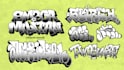graffiti typography and custom clothing design