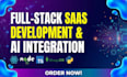 build a full stack saas web app with ai integration