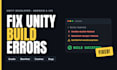 fix unity bugs, errors, crashes and android build issues